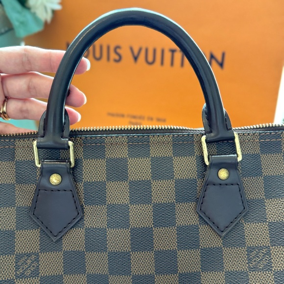 Louis Vuitton Speedy 30 Damier Ebene Satchel Bag - Picture 10 of 17